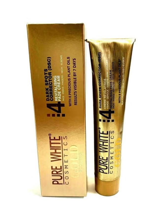 Pure White Cosmetics Cream 4 Dark Spots Corrector Gold - Image 1