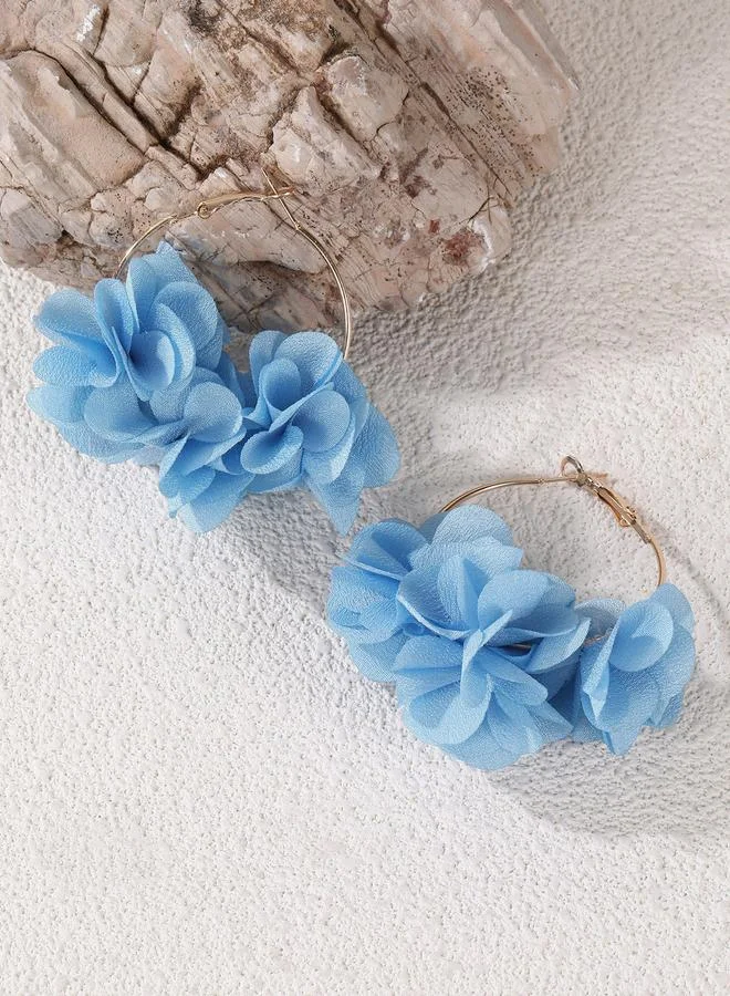 Take Two Petal Hoop Earrings