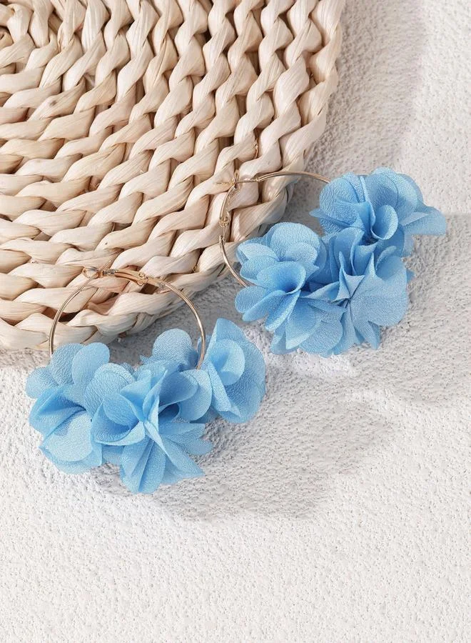 Take Two Petal Hoop Earrings