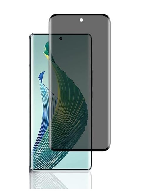 Honor 70 Privacy Screen Protector,[3D Curved] [5D Touch] Anti Spy 9H Tempered Glass, Edge to Edge Full Cover Screen Protector Anti-Fingerprint Full Coverage Screen Protector For Honor 70 5G