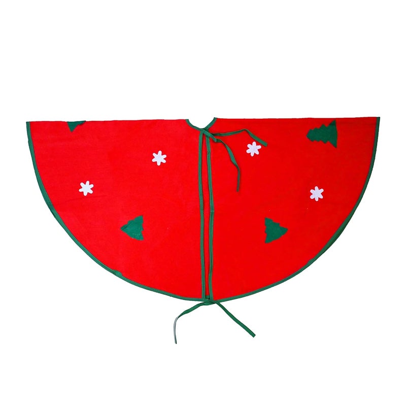 Jades Mr and Mrs Snowman Theme Xmas Tree Skirt - Image 5