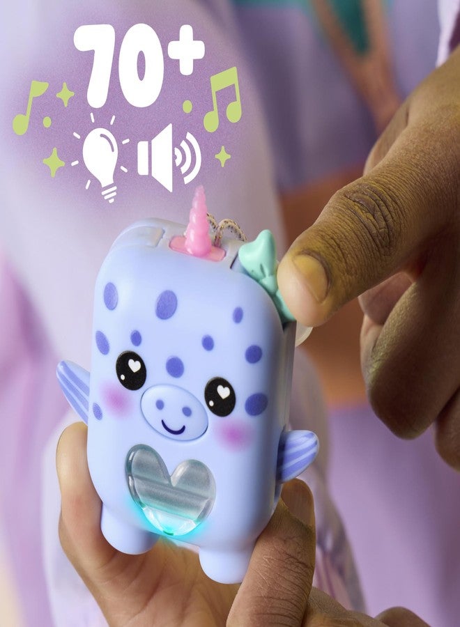 Nano-MALS Blubby The Narwhal, Electronic Pet Narwhal Toy, 70+ Responses, Interactive Fidget Toys for Girls & Boys Ages 5+ - Image 4