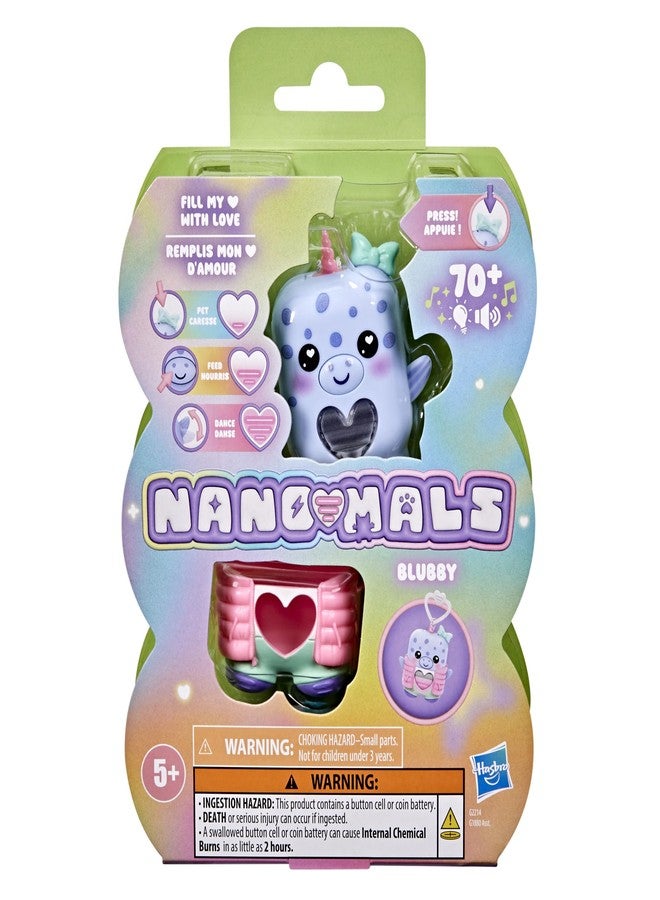 Nano-MALS Blubby The Narwhal, Electronic Pet Narwhal Toy, 70+ Responses, Interactive Fidget Toys for Girls & Boys Ages 5+ - Image 2