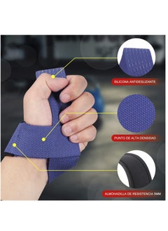 SKDK Non-Slip Silicone Lifting Straps, Straps for Gym, Weightlifting, Wristbands Gym Straps for Gym Women, Men, Weightlifting, Bodybuilding, Xfit, Strength Training  - Image 3