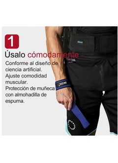 SKDK Non-Slip Silicone Lifting Straps, Straps for Gym, Weightlifting, Wristbands Gym Straps for Gym Women, Men, Weightlifting, Bodybuilding, Xfit, Strength Training  - Image 5