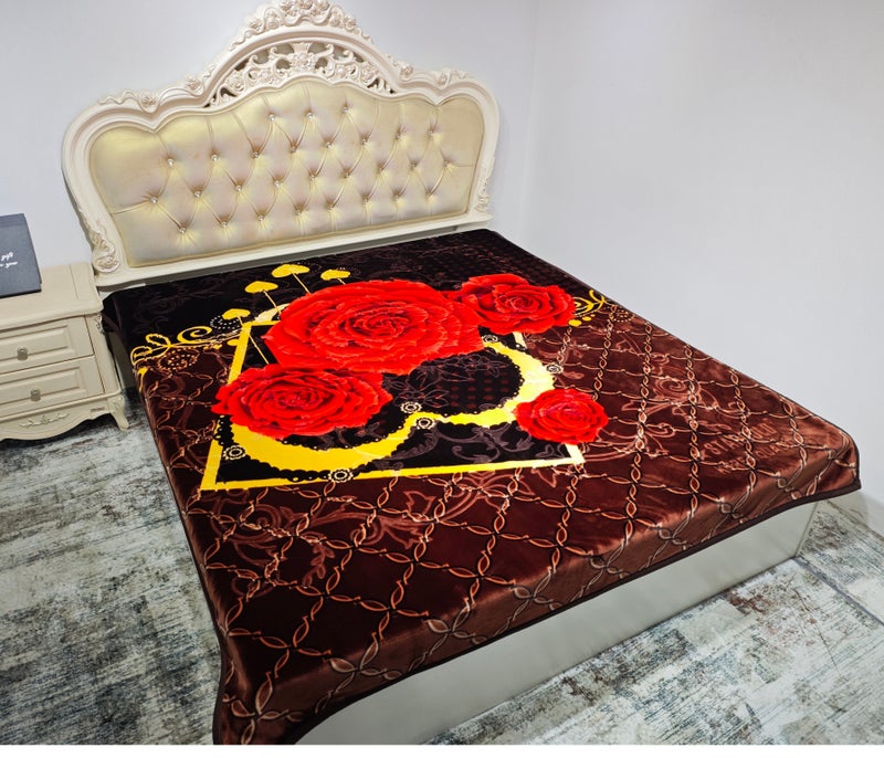 Stargold 2Ply Double Embossed Printed Super Soft Blanket Premium Quality 11lbs - Image 1