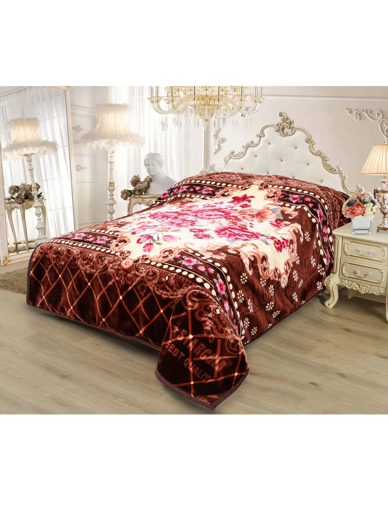 Stargold 2Ply Double Embossed Printed Super Soft Blanket Premium Quality 11lbs - Image 1