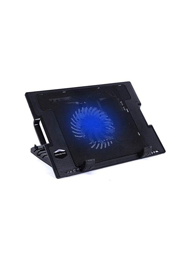 Loquat Laptop Cooler Cooling Pad Laptop Cooling Fan Cooling Stand USB Powered Silent Cooler Pad, Adjustable Notebook Cooler  - Image 3