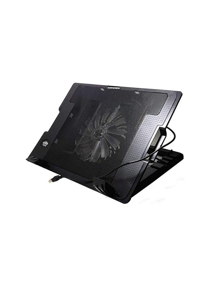 Loquat Laptop Cooler Cooling Pad Laptop Cooling Fan Cooling Stand USB Powered Silent Cooler Pad, Adjustable Notebook Cooler  - Image 1