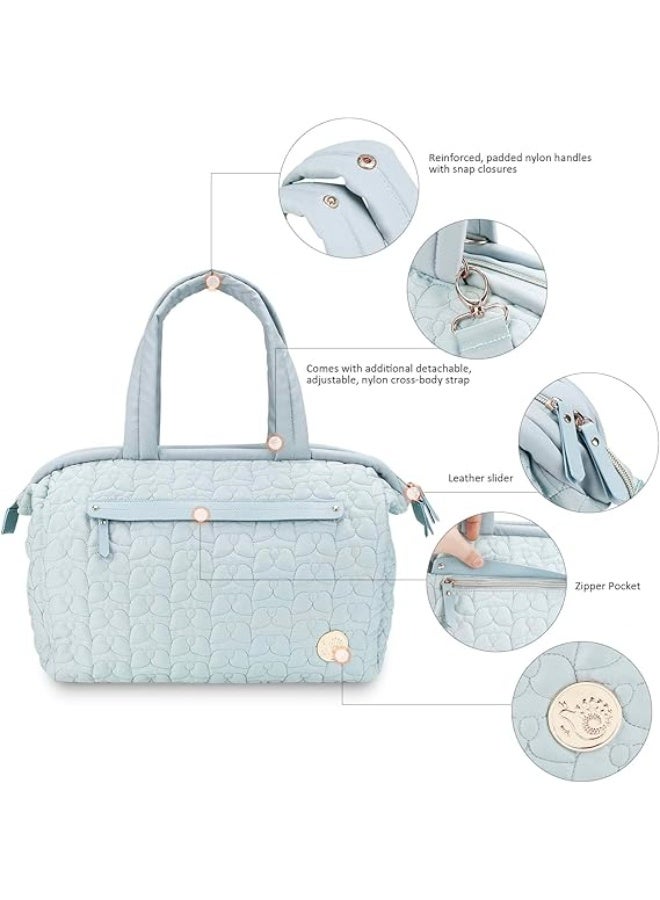 Diaper Bag Tote Upgrade Multi-Function Baby Bag With Adjustable Shoulder Strap Large Travel Diaper Tote Caddy For Mom And Dad Multifunction Large Baby Bag  - Image 4