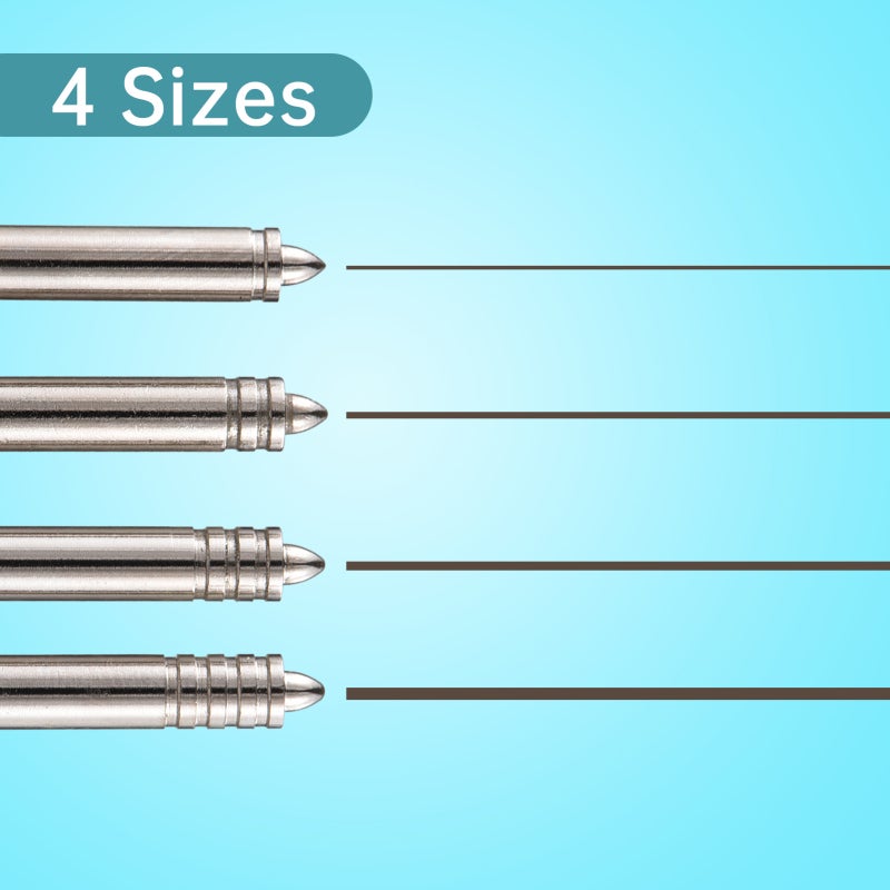 Foil Transfer Tool: High-Quality Metal Holder With 4 Tip Sizes - Compatible With Cricut Maker And Joy, Professional Refined Lines for DIY Craft Projects - Image 2
