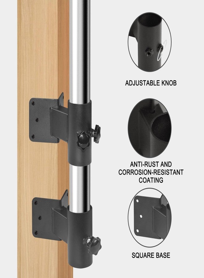 Adamoss Deck Umbrella Mount,Umbrella Holder for Deck Railing,Patio Deck Mount Umbrella Holder Heavy Duty Adjustable Metal Umbrella Stand Outdoor Base Attaches to Railing, Outdoor Courtyard, Balcony, Boats - Image 3