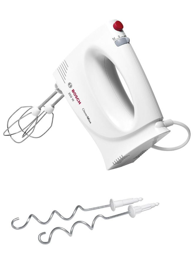 BOSCH Styline Hand Mixer, 4 Speeds, Quiet & Lightweight | Effortless Baking 350 W MFQ3030GB white - Image 1