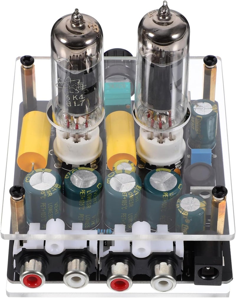Kisangel 6k4 Vacuum Tube Preamp Amplifier Board for HiFi Home Theater Stereo Pre-amp Phono Turntable DIY Kit with Dc12-16v Power Compatible - Image 1