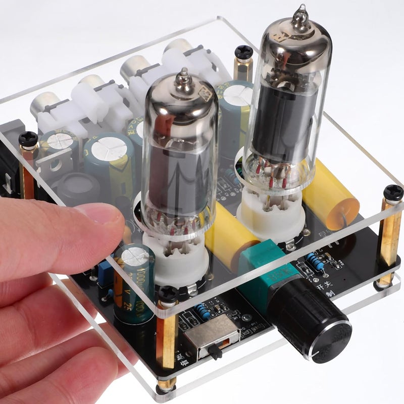 Kisangel 6k4 Vacuum Tube Preamp Amplifier Board for HiFi Home Theater Stereo Pre-amp Phono Turntable DIY Kit with Dc12-16v Power Compatible - Image 5