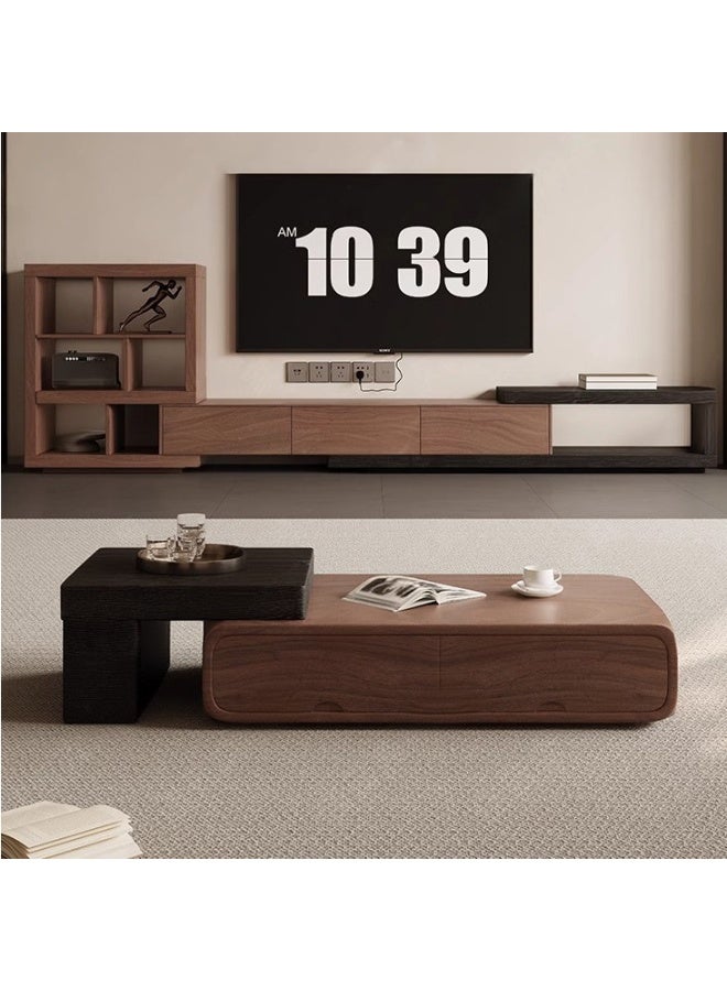 Baytonia Shabu Table Coffee - Brown and Black - Image 2