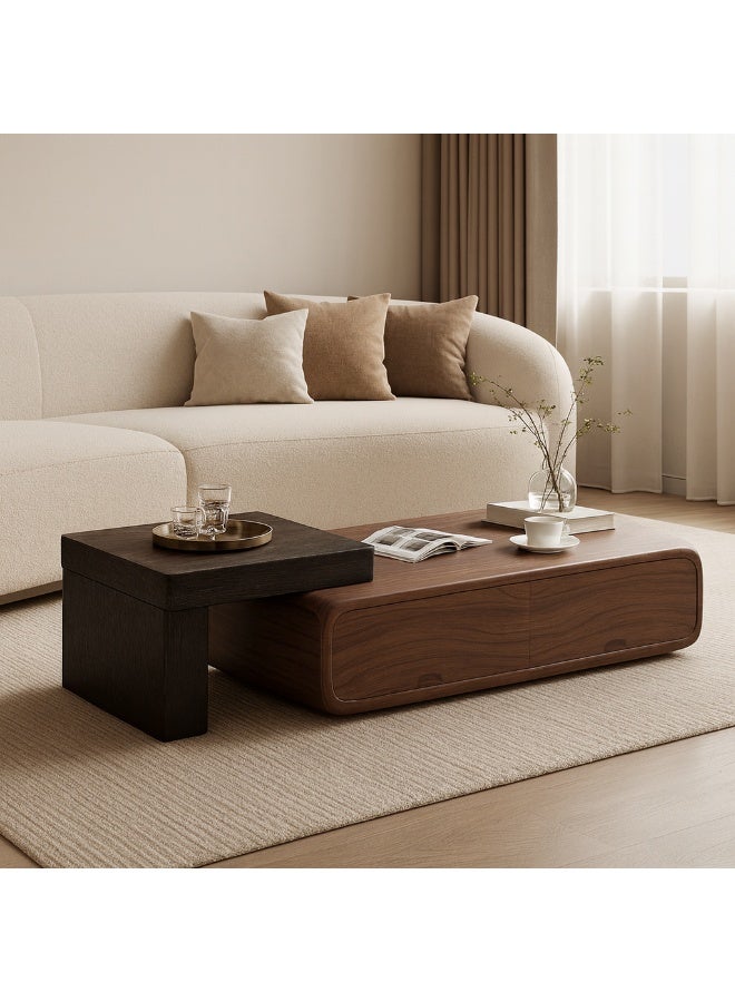 Baytonia Shabu Table Coffee - Brown and Black - Image 1