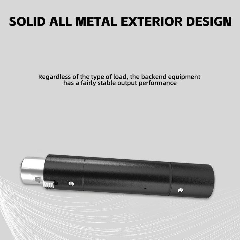 48V Microphone Preamplifier 35dB Gain Enhancement Secure XLR Connection Portable Mic Preamp - Compact Design Low Noise Mic Amplifier for Stage Performance Recording Session On-the-Go Musicians - Image 4