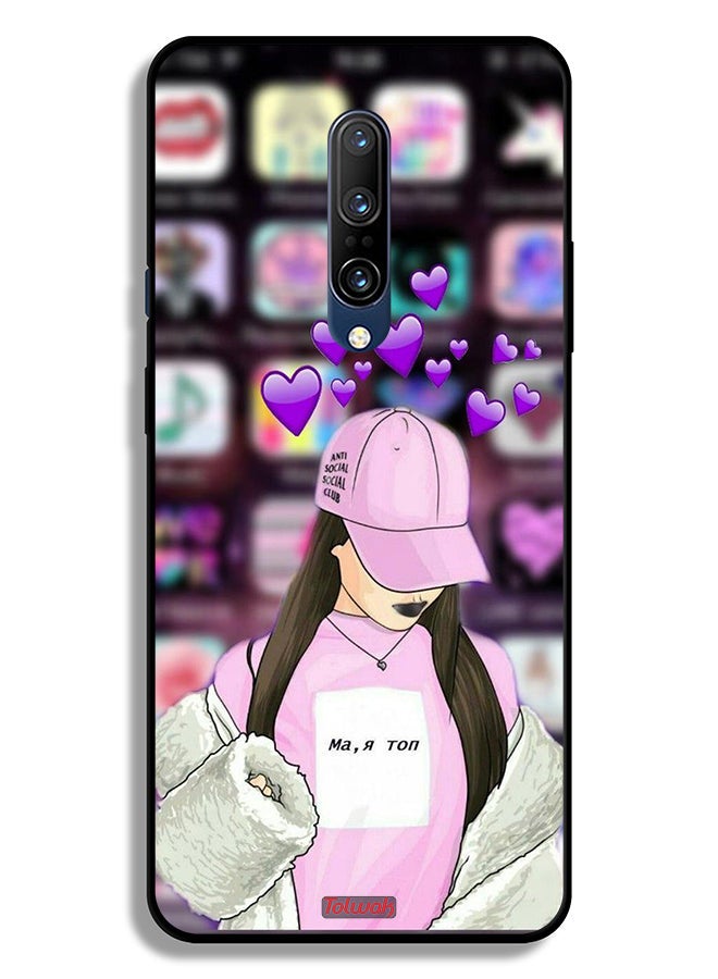 Tolwak OnePlus 7 Pro Protective Case Cover Anti Social Club - Image 1