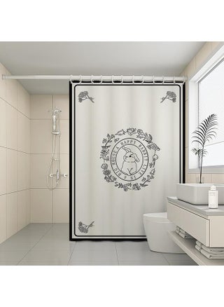 160 G/m?] Dream-seeking Flowering E-shower Curtain [waterproof And Mildew-proof Hem Aggravation]]