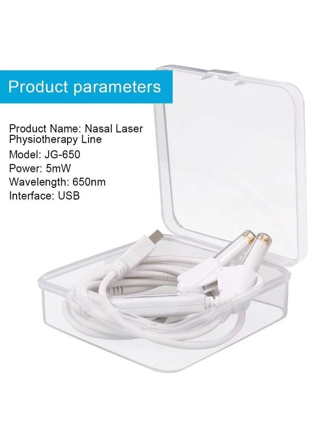 Generic Physical therapy device for nasal inflammation relief, laser physical therapy device, nasal laser beam line, semiconductor  - Image 4