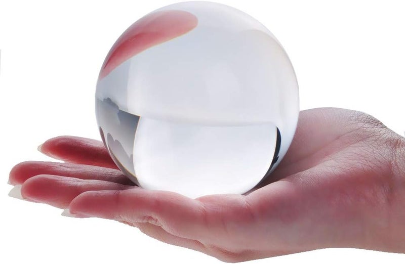 DSJUGGLING Clear Acrylic Contact Juggling Ball 4" - 100mm - Image 4