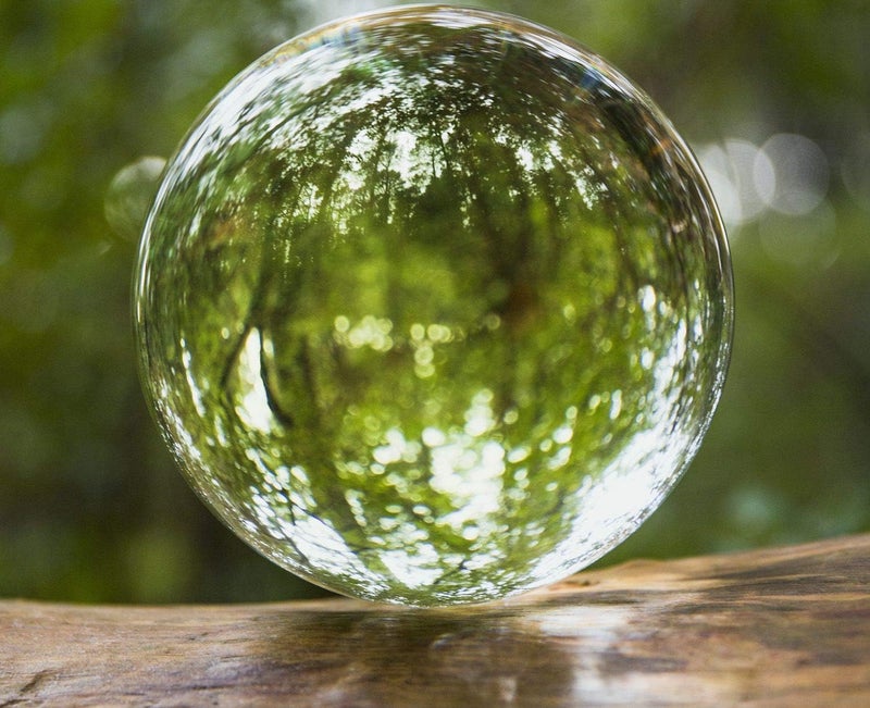 DSJUGGLING Clear Acrylic Contact Juggling Ball 4" - 100mm - Image 5
