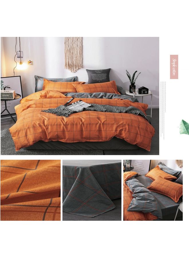 NIBEMINENT 4-Piece Duvet Cover Set Combination Multicolour - Image 2