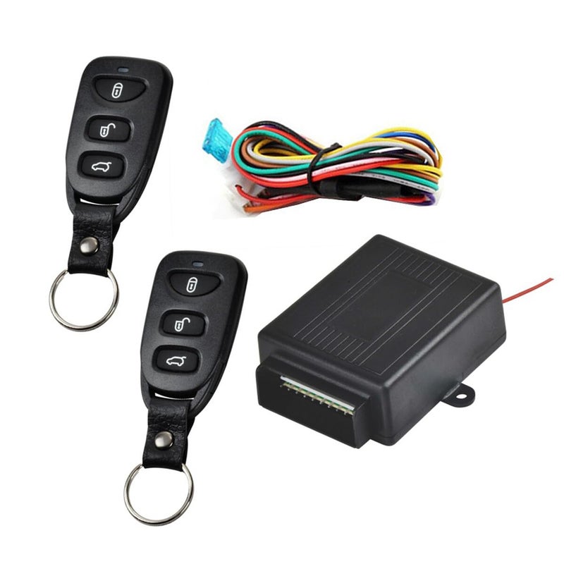 Universal Car Remote Central Lock Kit Keyless Entry System Anti Theft Door Lock - Image 2