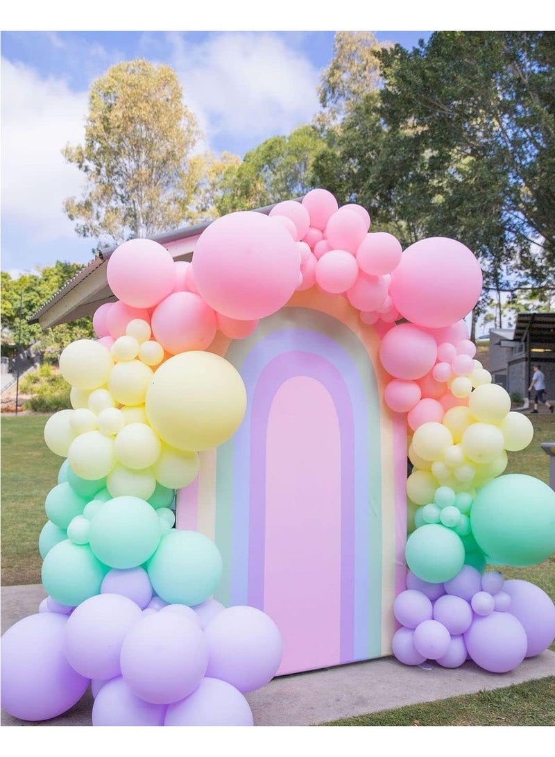 100 Pack 12 inch Round Multicolour Macaron Balloons for Birthday Baby Shower Wedding Decorations - Image 3