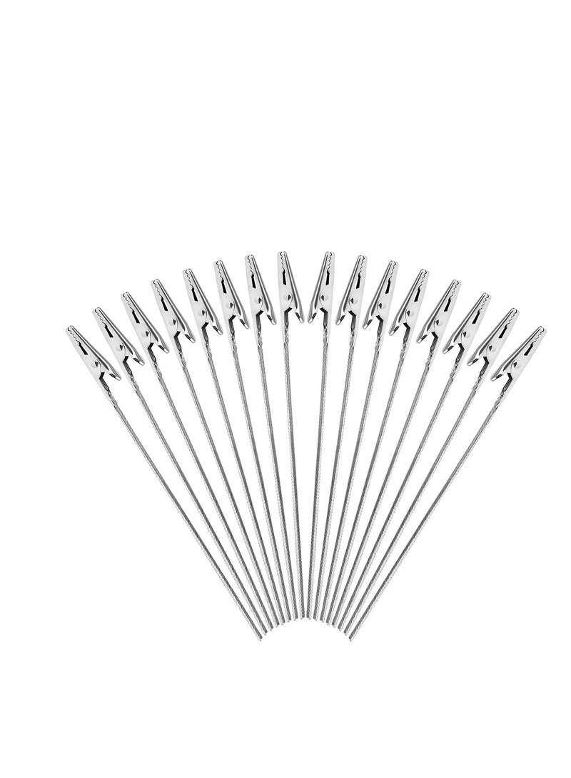 Excefore Metal Wire Alligator Clips 40 PCS Long-Tailed Alligator Clamp Photo Clip Holder Alligator Clips for Crafts DIY Card Photo Memo Clip Holder  - Image 5