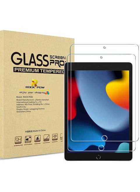 2 Pack ProCase iPad 10.2 9th Generation 2021/ 8th 2020/ 7th 2019 Screen Protector, Tempered Glass Screen Film Guard for iPad 10.2" 9th A2602/A2603/ 8th A2270/A2428/ 7th  A2197/A2198/A2200