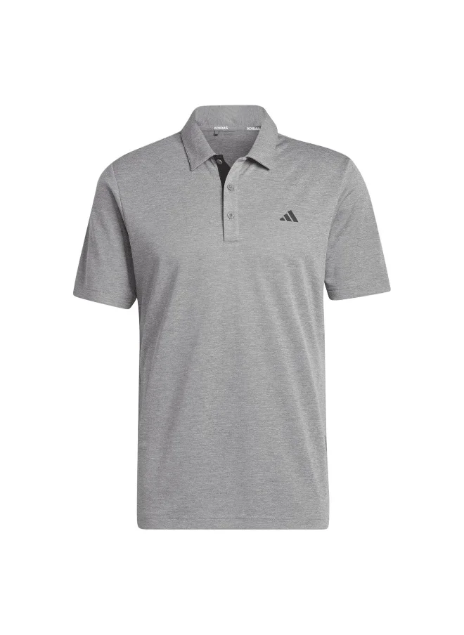 Adidas Adidas Drive Polo Htr Grey Golf Polo Shirts For Men S