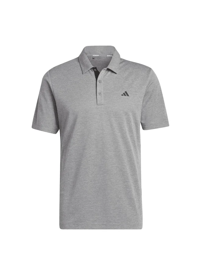 Adidas Adidas Drive Polo Htr Grey Golf Polo Shirts For Men S