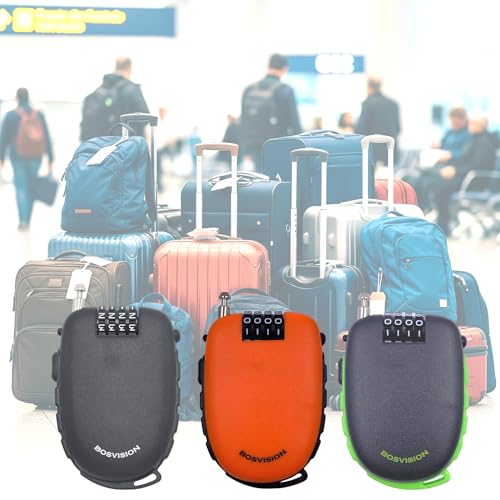 Bosvision Ultra-Secure 4-digit Combination Lock with 3 Feet Retractable Cable for Bike, Ski, Snowboard and Stroller - Image 5