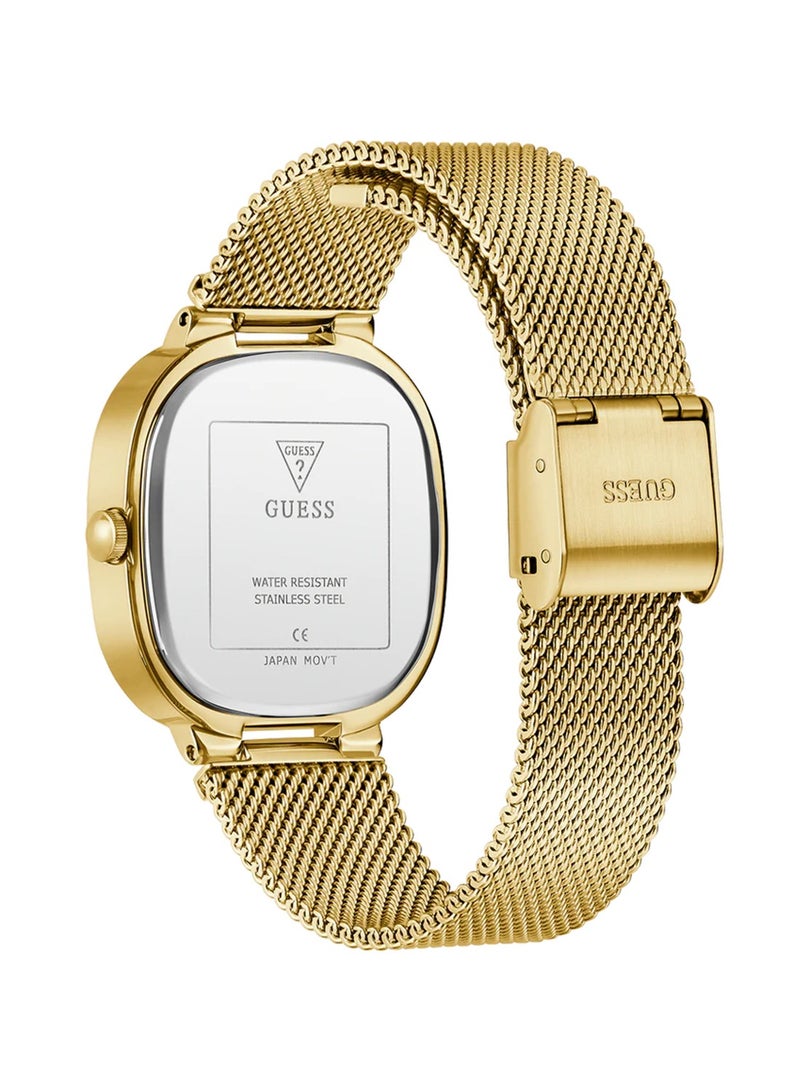 GUESS Women's Analog Quartz Gold Tone Stainless Steel Watch GW0354L6 - Image 3