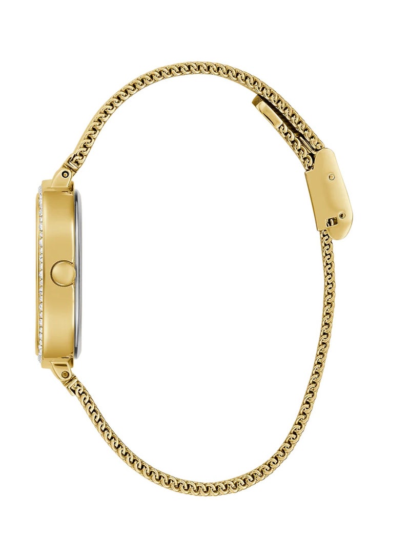 GUESS Women's Analog Quartz Gold Tone Stainless Steel Watch GW0354L6 - Image 4