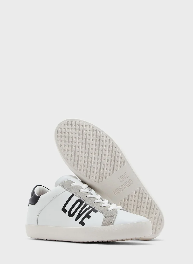 Love Moschino Logo Detailed Sneakers