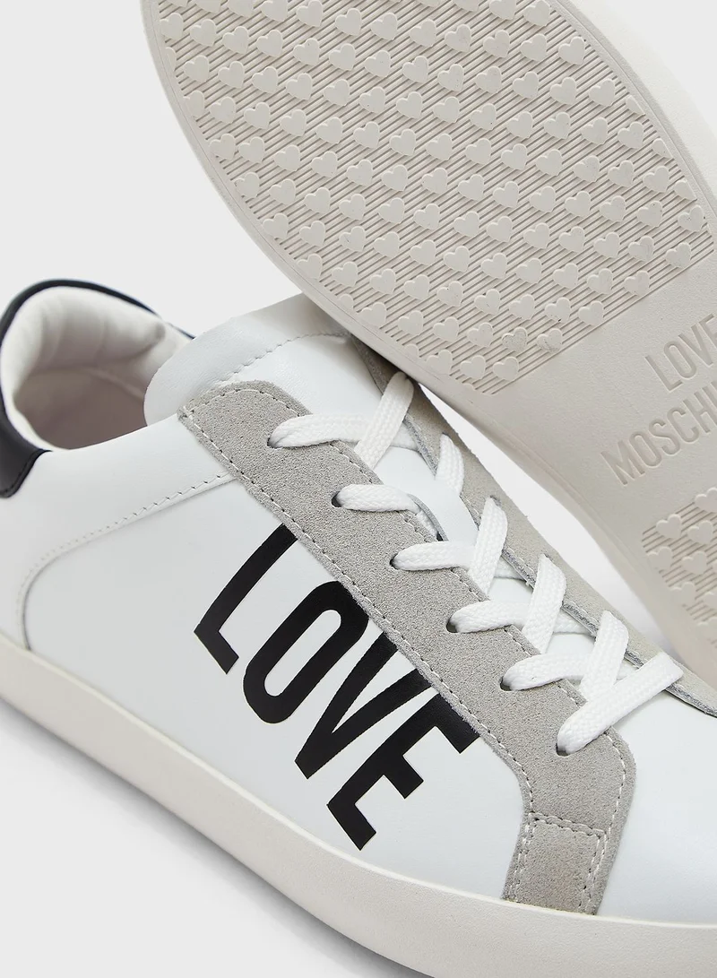 Love Moschino Logo Detailed Sneakers