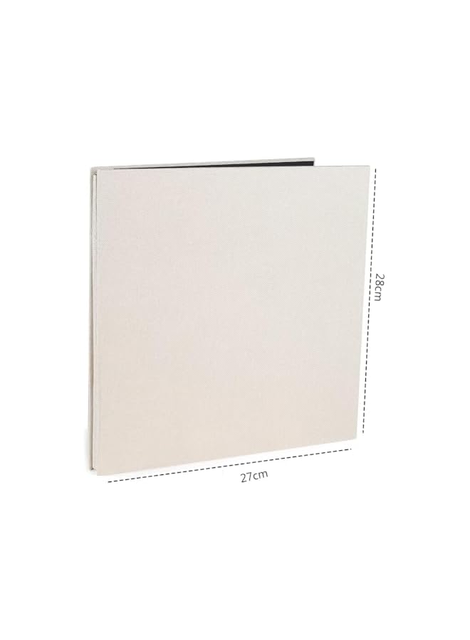 The Bros Photo Albums, Extra Large Capacity Family Wedding Picture Albums Photo Book, Magnetic Self-stick Photos Hand Made DIY Albums, Memory Book Holds 3x5, 4x6, 5x7, 6x8, 8x10 Inch Photos (Cream) - Image 5