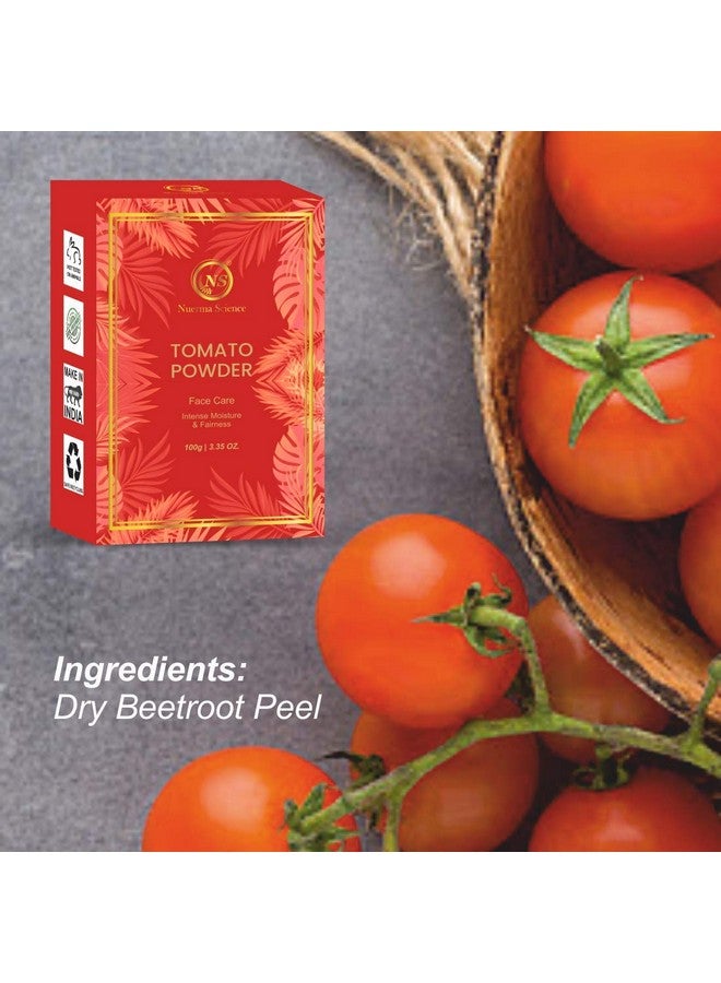Nuerma Science Tomato Powder Natural Organic for Lightening Glowing Skin Tone & Reduce Dark Sport Wrinkle Fine Line (100 GM Each, Pack of 2) 200 GM - Image 3