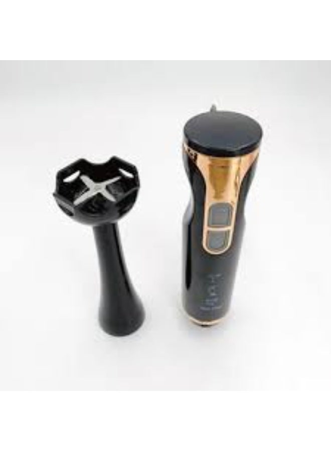 خلاط يدوي بعصا، تحكم بسرعتين، عمود قابل للفصل و4 شفرات من الفولاذ المقاوم للصدأ - Image 3