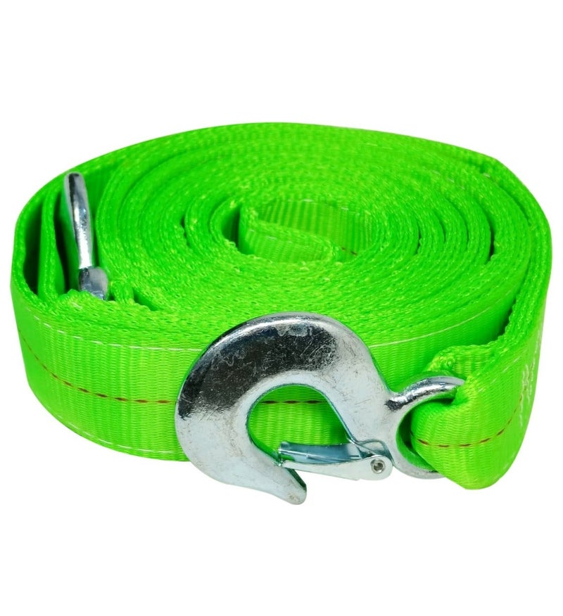 FAJ 10 Ton Tow Rope 6M Heavy Duty Recovery Strap with Safety Hooks for Car SUV Truck Emergency Vehicle Towing. - Image 3
