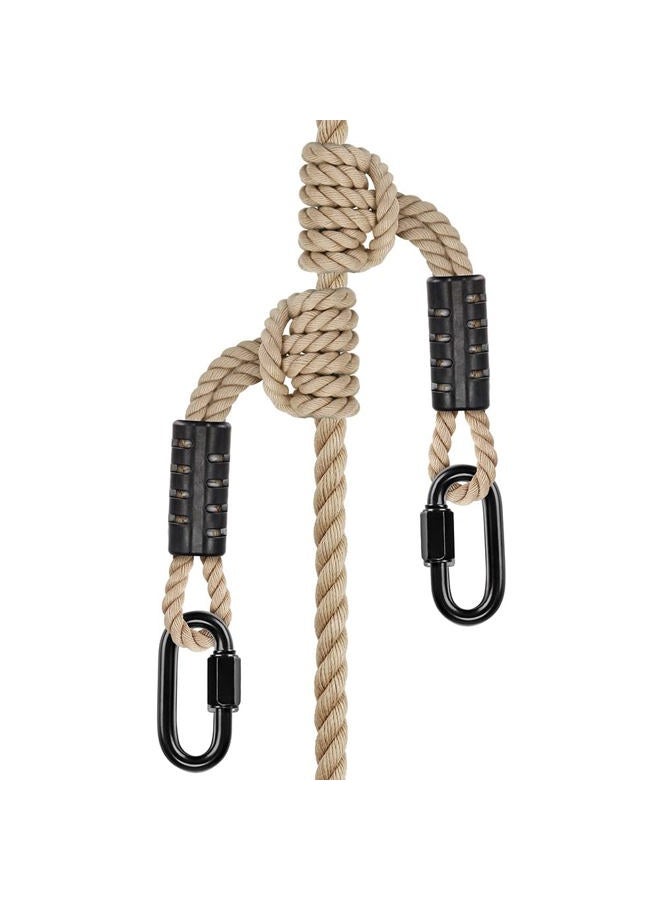 BeneLabel Poseidon Series Sewn Prusik Loops Ropes, Safety, 19", Diameter 2/5", 2 Pack, Beige - Image 1