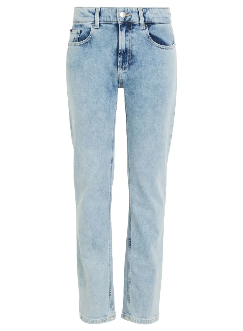 Calvin Klein Jeans Kids Light Wash Slim Fit Jeans