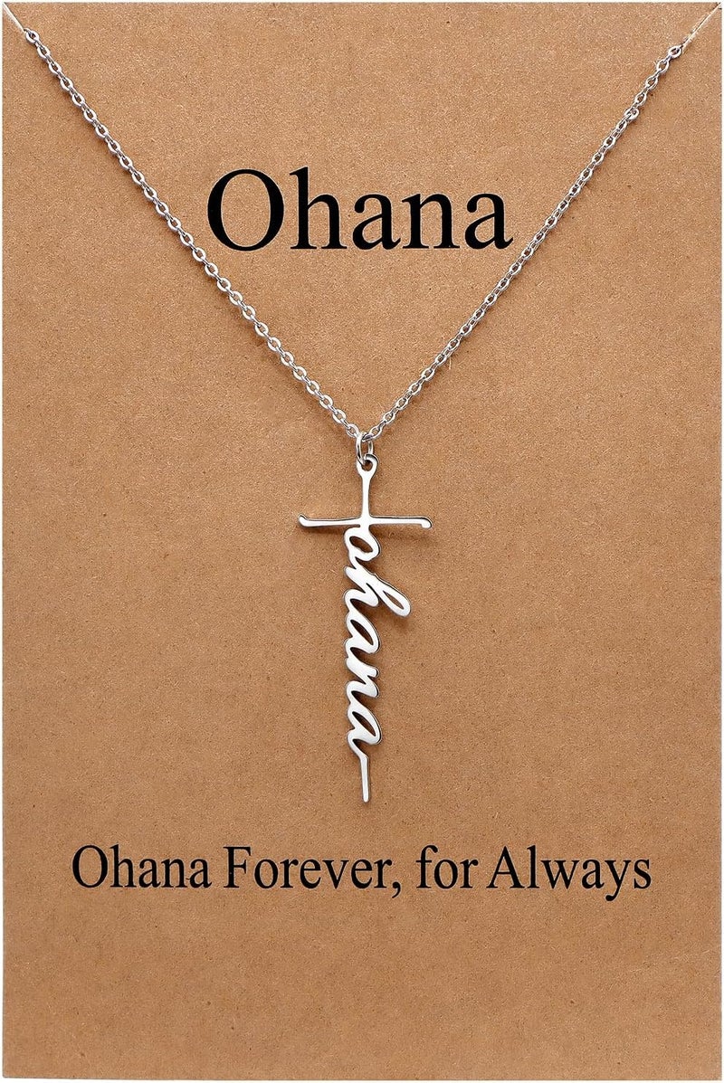 Lcherry Faith Cross Pendant Necklace for Women Religious Christian Jewelry Mother's Day Gifts for Women - Image 1