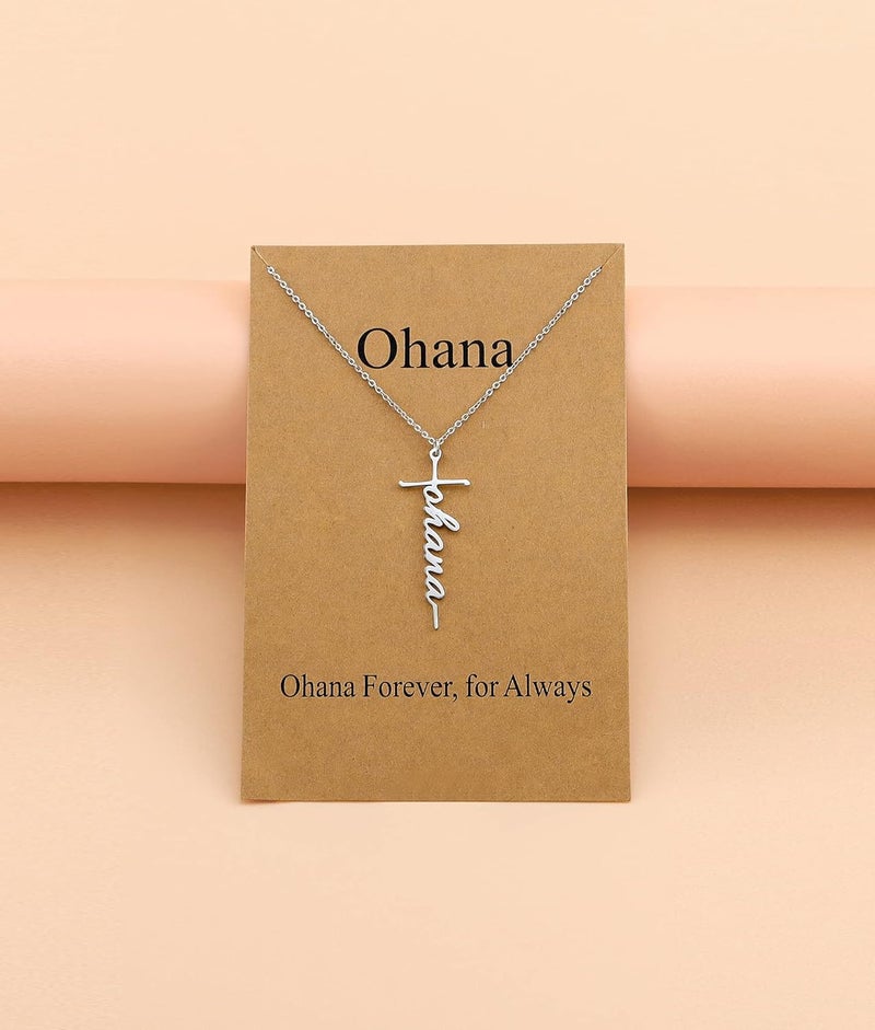 Lcherry Faith Cross Pendant Necklace for Women Religious Christian Jewelry Mother's Day Gifts for Women - Image 5