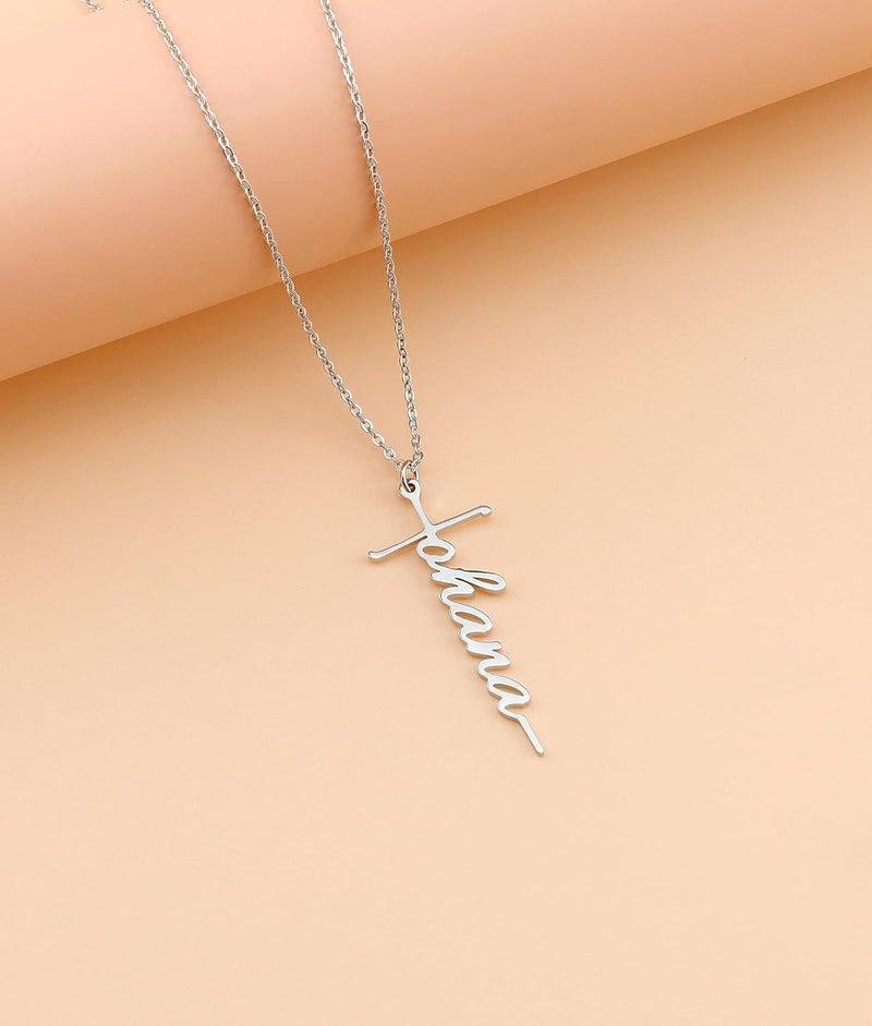 Lcherry Faith Cross Pendant Necklace for Women Religious Christian Jewelry Mother's Day Gifts for Women - Image 4