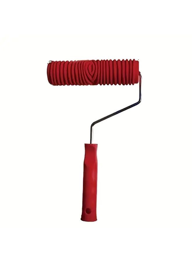 1pc Wood Grain Paint Roller Brush For Wall Decoration Home Decor - Image 1