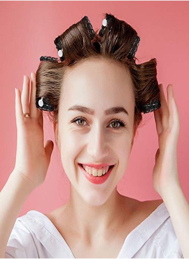 WILLBOND 20 Pieces Hair Styling Brush Roller Hair Curler Roller Hair Mesh Roller And 20 Pieces Plastic Roller Picks For Women Girls Hair Styling, 2.5 X 0.7 Inch  - Image 5